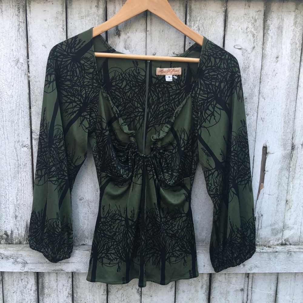 Mara Hoffman silk printed top